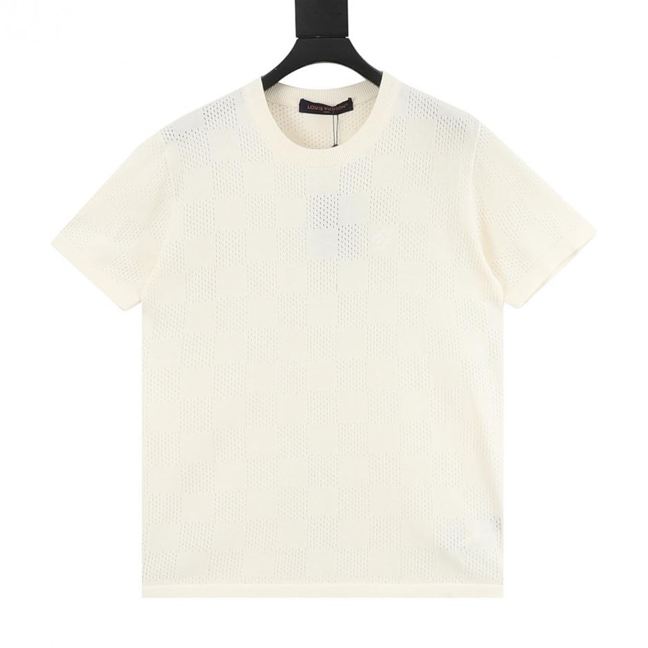 designer,replica,clothing,fake,1:1,lv,luxury,high quality LOUIS VUITTON Mesh Checkered Knit Short-Sleeve T-Shirt (DZZ3W) designer,replica,clothing,fake,1:1,lv,luxury,high quality LOUIS VUITTON Mesh Checkered Knit Short-Sleeve T-Shirt (DZZ3W)