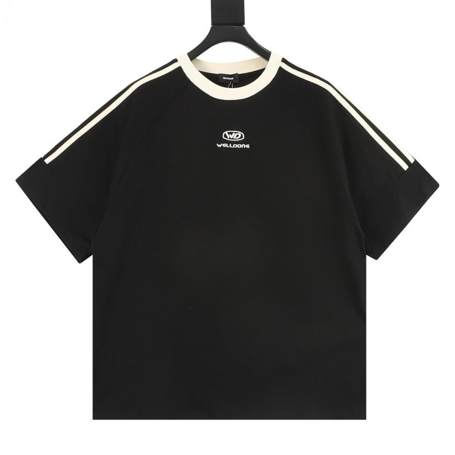 designer,replica,clothing,fake,1:1,lv,luxury,high quality WE11DONE online data-style ins-style three-stripe embroidered crew neck short-sleeved T-shirt for men and women (ECG2V) designer,replica,clothing,fake,1:1,lv,luxury,high quality WE11DONE online data-style ins-style three-stripe embroidered crew neck short-sleeved T-shirt for men and women (ECG2V)