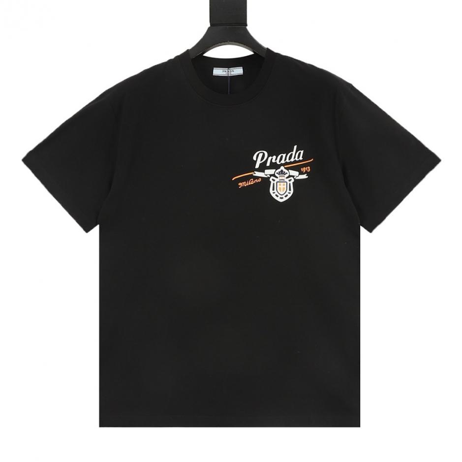 designer,replica,clothing,fake,1:1,lv,luxury,high quality Prada badge letter embroidered short-sleeved shirt (EZQTI) designer,replica,clothing,fake,1:1,lv,luxury,high quality Prada badge letter embroidered short-sleeved shirt (EZQTI)