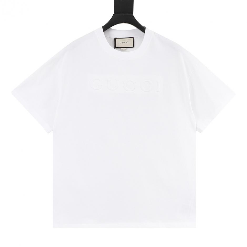 designer,replica,clothing,fake,1:1,lv,luxury,high quality Gucci Embossed Letter Short-Sleeve T-Shirt (S2MX4) designer,replica,clothing,fake,1:1,lv,luxury,high quality Gucci Embossed Letter Short-Sleeve T-Shirt (S2MX4)