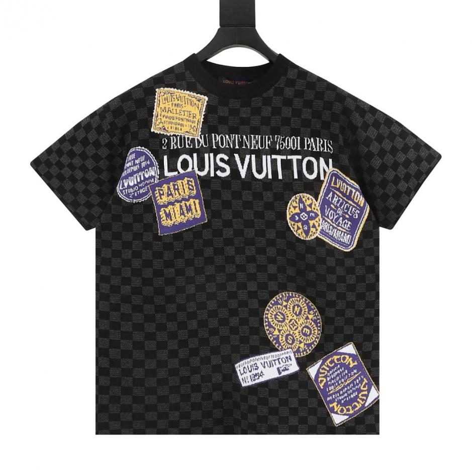 designer,replica,clothing,fake,1:1,lv,luxury,high quality Louis Vuitton Luggage Tag Checkered Jacquard Knit Short-Sleeve T-Shirt (H75Z4) designer,replica,clothing,fake,1:1,lv,luxury,high quality Louis Vuitton Luggage Tag Checkered Jacquard Knit Short-Sleeve T-Shirt (H75Z4)