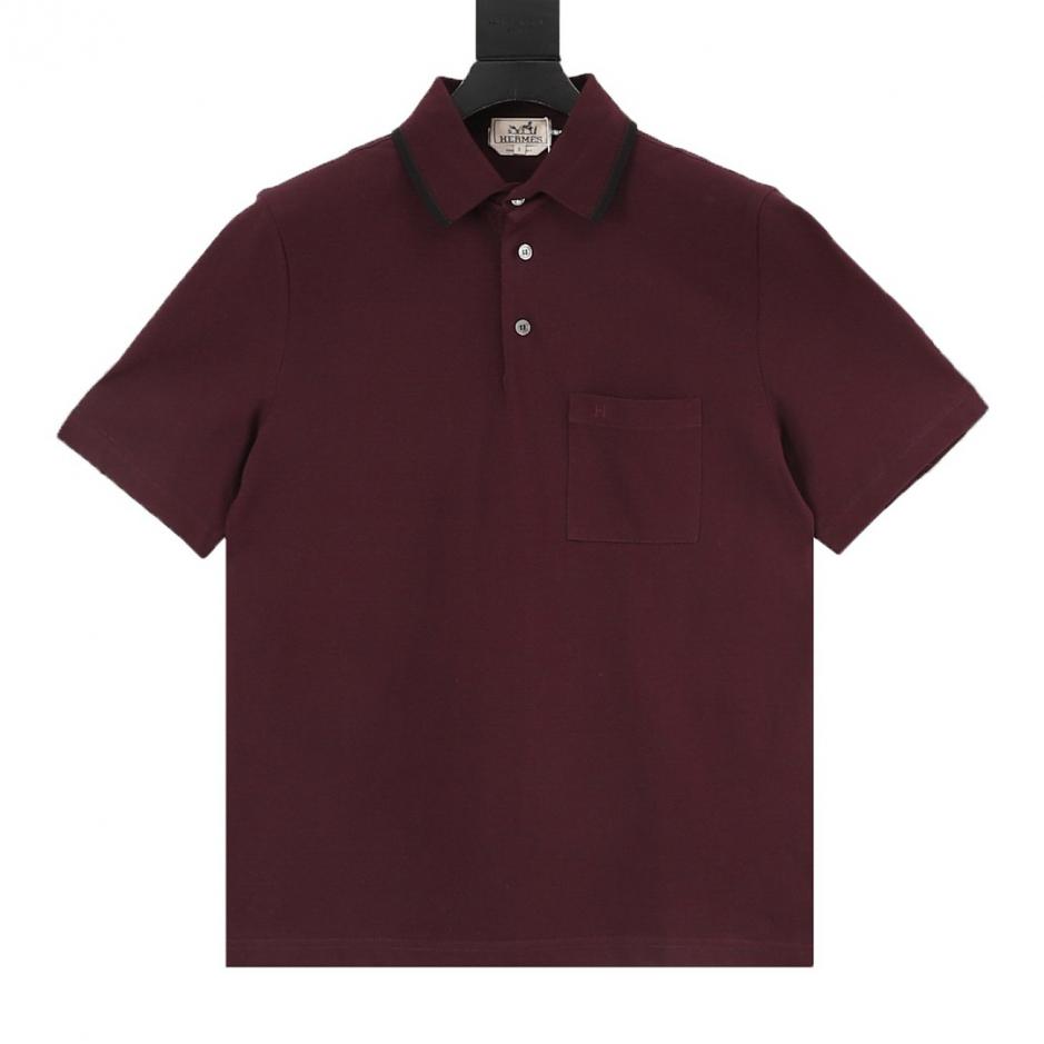 designer,replica,clothing,fake,1:1,lv,luxury,high quality HERMES Pocket Logo Embroidered Polo Shirt (E78C8) designer,replica,clothing,fake,1:1,lv,luxury,high quality HERMES Pocket Logo Embroidered Polo Shirt (E78C8)