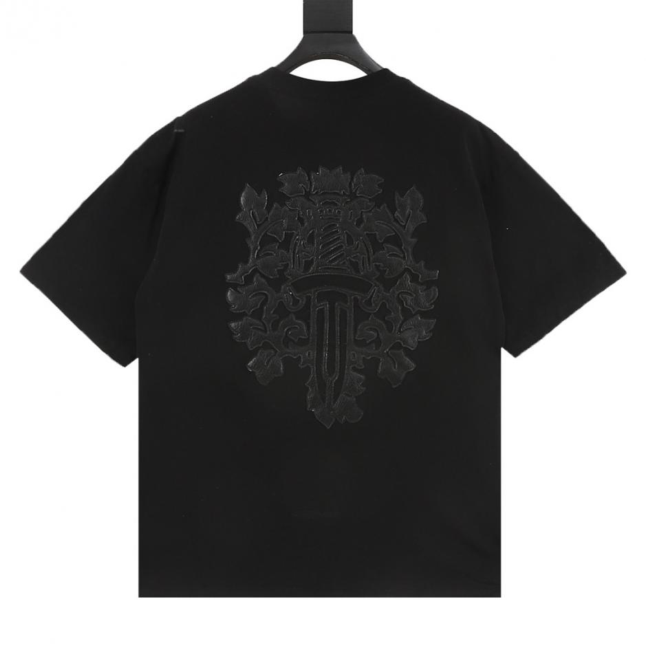 designer,replica,clothing,fake,1:1,lv,luxury,high quality Chtome Hearts Heavy-Duty Leather Label Short-Sleeve T-Shirt (KC6NQ) designer,replica,clothing,fake,1:1,lv,luxury,high quality Chtome Hearts Heavy-Duty Leather Label Short-Sleeve T-Shirt (KC6NQ)