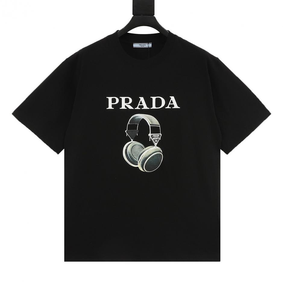 designer,replica,clothing,fake,1:1,lv,luxury,high quality Prada headphone logo digital print short-sleeved T-shirt (T6I8K) designer,replica,clothing,fake,1:1,lv,luxury,high quality Prada headphone logo digital print short-sleeved T-shirt (T6I8K)