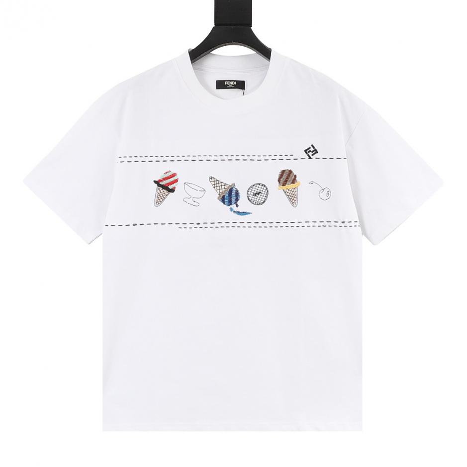 designer,replica,clothing,fake,1:1,lv,luxury,high quality Fendi Ice Cream Embroidered Short-Sleeve T-Shirt (RXC36) designer,replica,clothing,fake,1:1,lv,luxury,high quality Fendi Ice Cream Embroidered Short-Sleeve T-Shirt (RXC36)