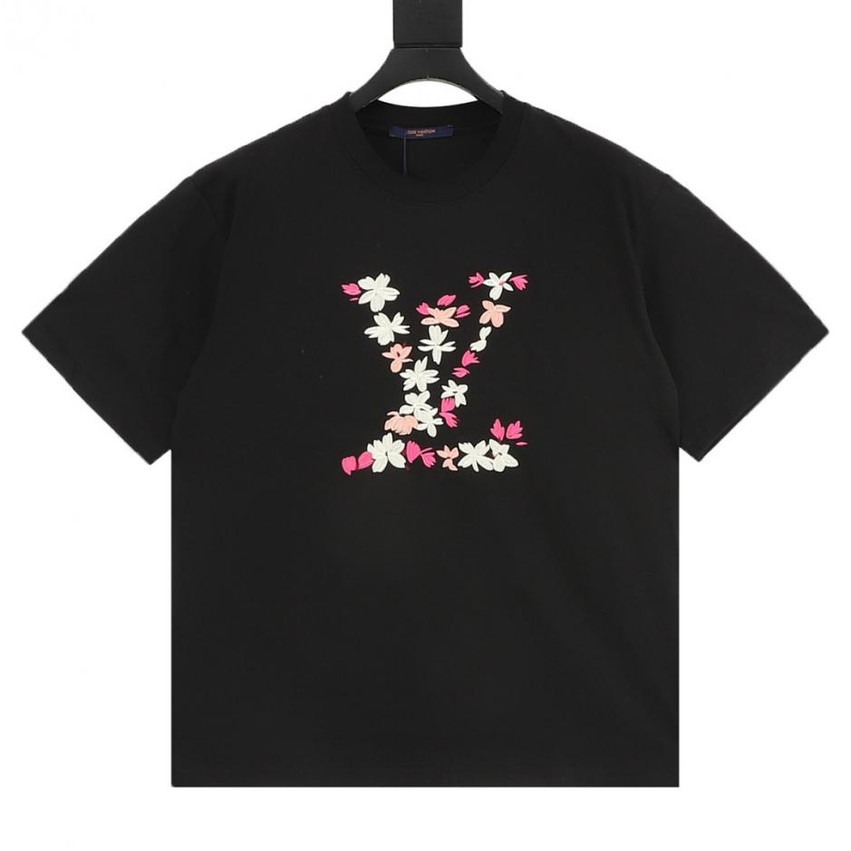 designer,replica,clothing,fake,1:1,lv,luxury,high quality Louis Vuitton Cherry Blossom Embroidered LV Logo Short-Sleeve T-Shirt (TQ4R9) designer,replica,clothing,fake,1:1,lv,luxury,high quality Louis Vuitton Cherry Blossom Embroidered LV Logo Short-Sleeve T-Shirt (TQ4R9)