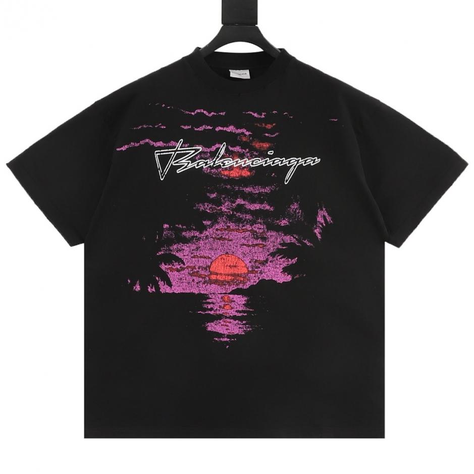 designer,replica,clothing,fake,1:1,lv,luxury,high quality Balenciaga Hawaiian Pink Sunset Short-Sleeve T-Shirt (M629E) designer,replica,clothing,fake,1:1,lv,luxury,high quality Balenciaga Hawaiian Pink Sunset Short-Sleeve T-Shirt (M629E)