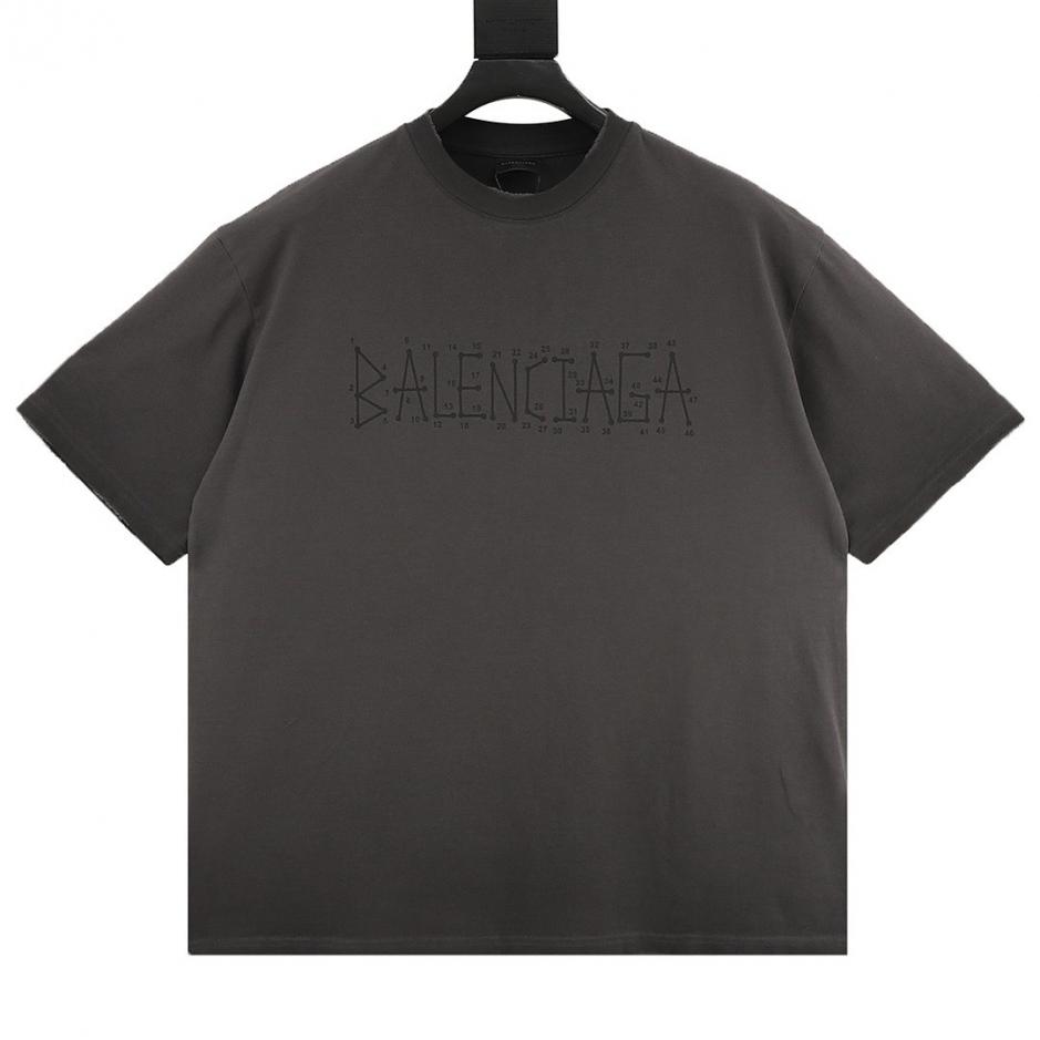 designer,replica,clothing,fake,1:1,lv,luxury,high quality Balenciaga washed mud-dyed geometric logo double B distressed short-sleeved T-shirt (58JKS) designer,replica,clothing,fake,1:1,lv,luxury,high quality Balenciaga washed mud-dyed geometric logo double B distressed short-sleeved T-shirt (58JKS)