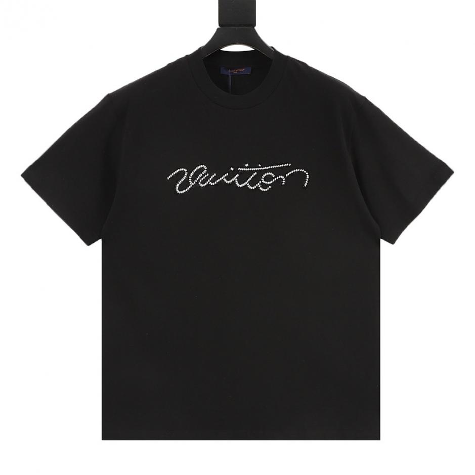 designer,replica,clothing,fake,1:1,lv,luxury,high quality Louis Vuitton LV Handwritten Rhinestone Signature Short-Sleeve T-Shirt (LJCJL) designer,replica,clothing,fake,1:1,lv,luxury,high quality Louis Vuitton LV Handwritten Rhinestone Signature Short-Sleeve T-Shirt (LJCJL)